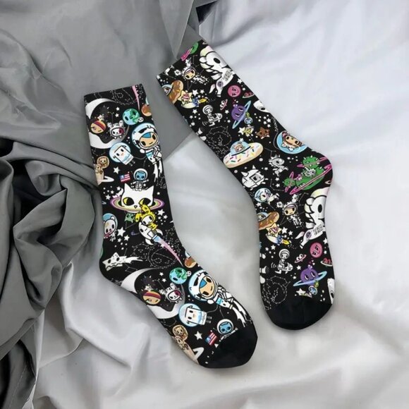 Tokidoki Space Place Men's Novelty Crew Socks - Picture 3 of 3